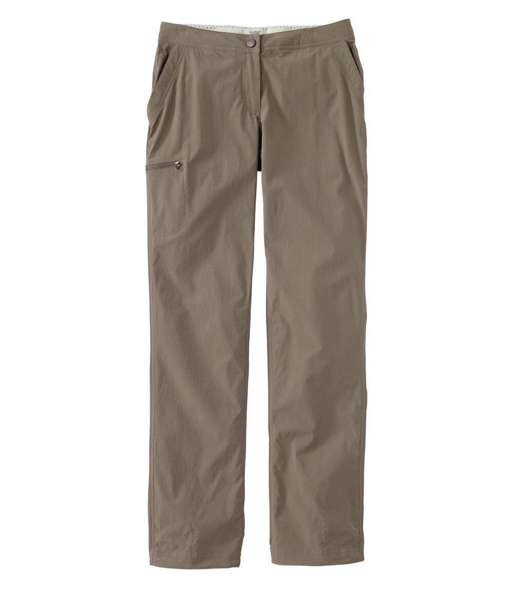 L.L bean Water-Repellent Comfort Trail Pants Mid-Rise Straight adjustable waist